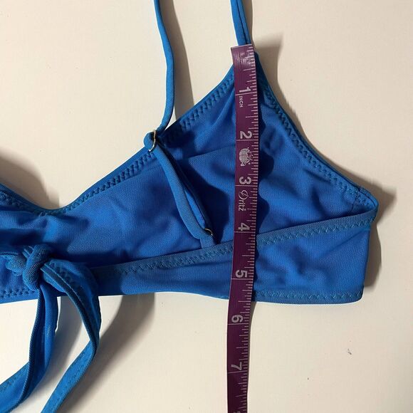 Gonza Revolve NWOT Turquoise Bikini Top Size S - Picture 8 of 8